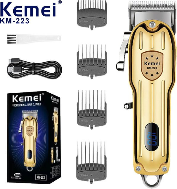 KEMEI Haarschneidemaschine Bartschneider, Gold, Herren - Bild 1