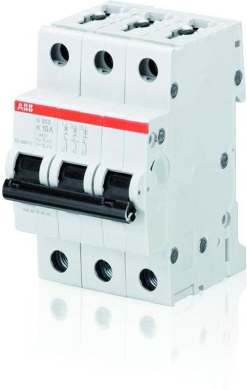 ABB Sicherungsautomat S203-K16 MCB, 3-polig, 16A, 6kA, grau - Bild 2