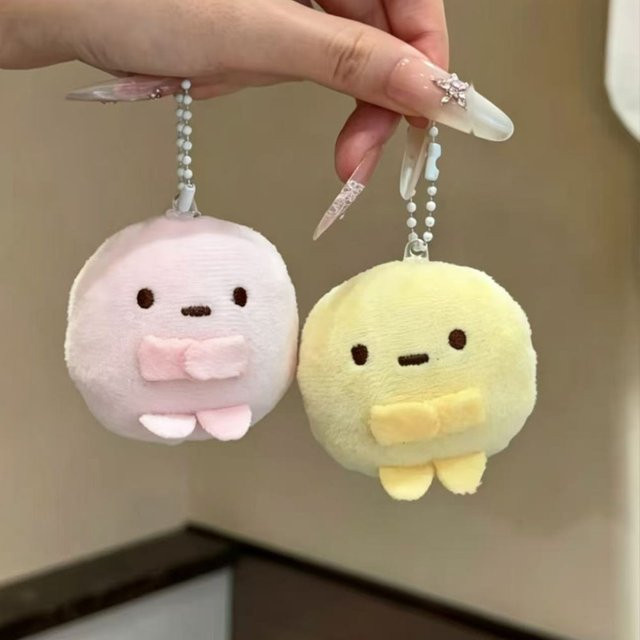 San-X Sumikko Gurashi Plüsch-Schlüsselanhänger, Plüschfigur - Bild 1