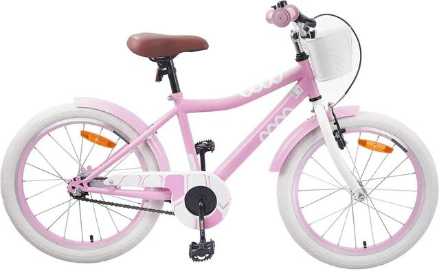 vidaXL Kinderfahrrad 18 Zoll Hellrosa - Bild 1