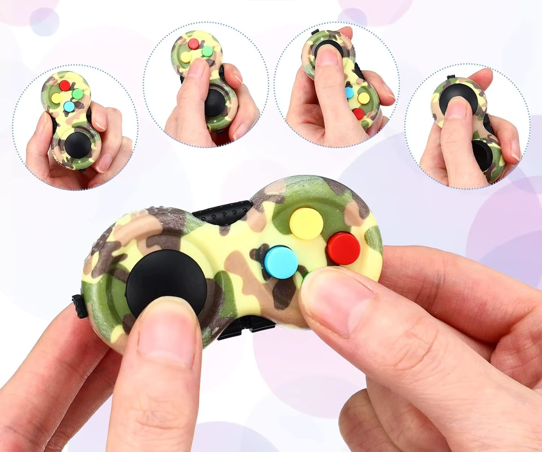 Retro Classic Fidget Pad Handheld Controller Fidget Toy in Multicolour - Bild 4