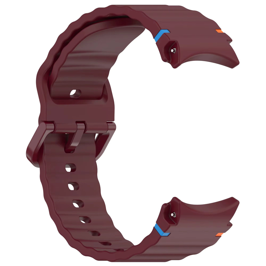 Samsung Uhrenarmband Silikon, Schwarz, für Galaxy Watch 7/FE/5 Pro/6/4 Classic - Bild 3