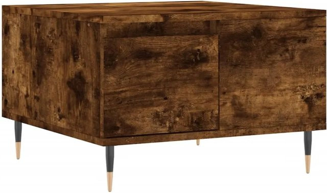 vidaXL Couchtisch Eiche Räuchereiche modern B/T/H: 55 x 55 x 36,5 cm - Bild 1