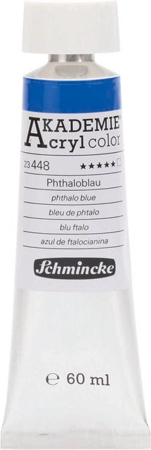 Schmincke Akademie Acrylcolor Phthaloblau 60 ml - Bild 1