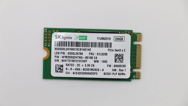 Lenovo SSD 256GB M.2 PCIe NVMe (01LX208) - Bild 1