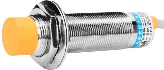 Neoglint Kapazitiver Näherungsschalter LJC18A3-B-Z/BX in Silber, DC 12-24V, 10mm Sensorabstand, NPN, 10 Prozent - Bild 1