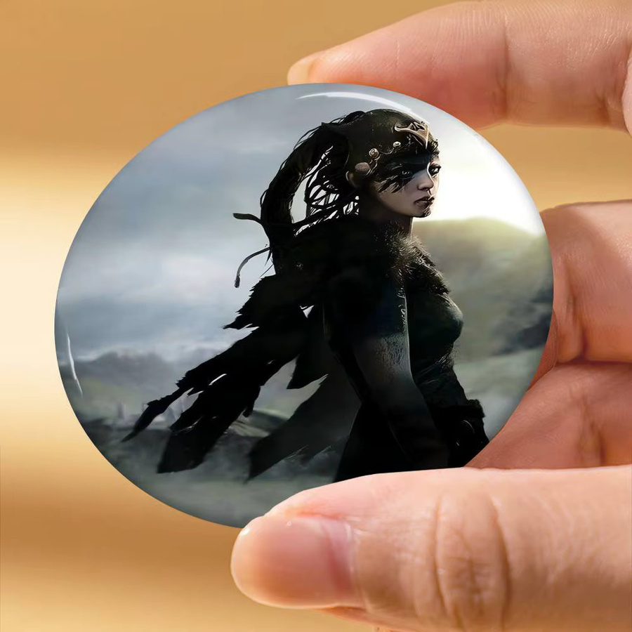 Brosche Hellblade Game Anime, Anstecknadel, Revers-Rucksack-Abzeichen - Bild 3