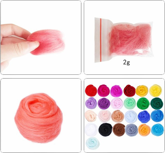 mfySpace Nadelfilz-Set, 25 Farben, Bunt / Mehrfarbig, Set / Bundle - Bild 1