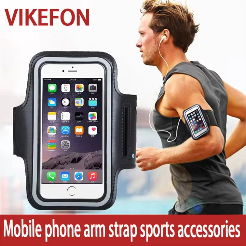 VIKEFON Atmungsaktive Lauf-Handy-Armbandtasche mit Touchscreen und Schlüsseltasche für iPhone 12-17 Pro Max und Android-Smartphones für Fitness und Workout - Bild 2