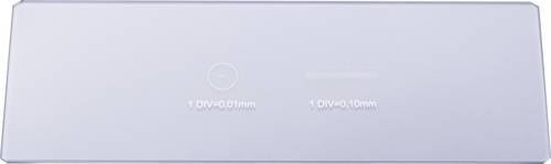 Bresser Optik Mikrometerskala 1/10 & 1/100mm Mikroskop-Objektträger in Transparent - Bild 1