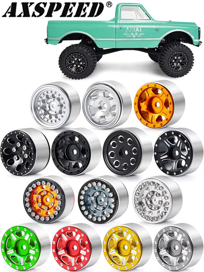 AXSPEED Beadlock Felgen Naben, Metall, 4-teiliges Set - Bild 1