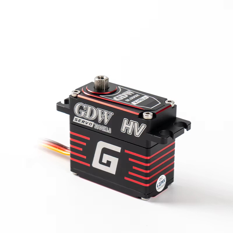 GDW Bürstenloser Metall-Servo RC Hubschrauber Flugzeug Upgrade DIY Teile, 1-3-teiliges Set, Schwarz - Bild 2