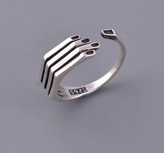 BF CLUB Ring 925 Silber, Vintage, Damen - Bild 1