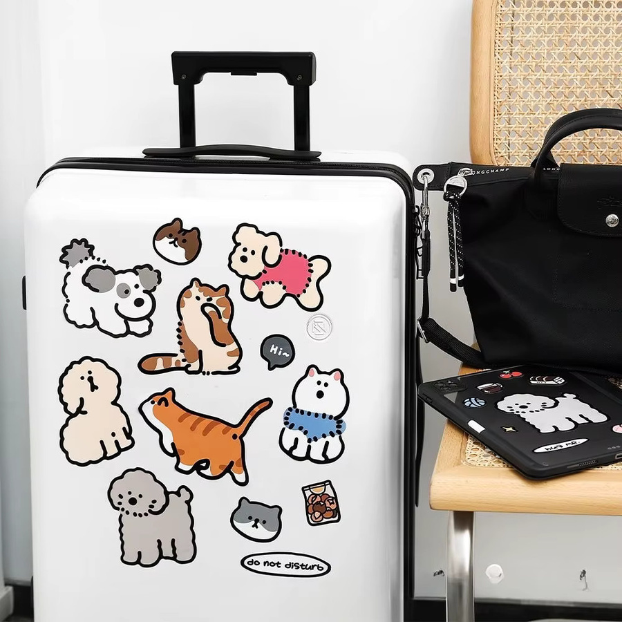 TWBEB Stay Cute Cartoon-Aufkleber aus synthetischem Papier, 2 Blatt pro Packung, Mehrfarbig, selbstklebend für Scrapbooking und DIY-Bastelbedarf - Bild 4