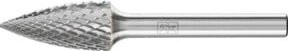 PFERD Hartmetall Frässtift Spitzbogen SPG universal mittel fein, Durchmesser: 12 mm, Länge: 25 mm, Schaft-Durchmesser: 6 mm, Farbe: Silber - Bild 1