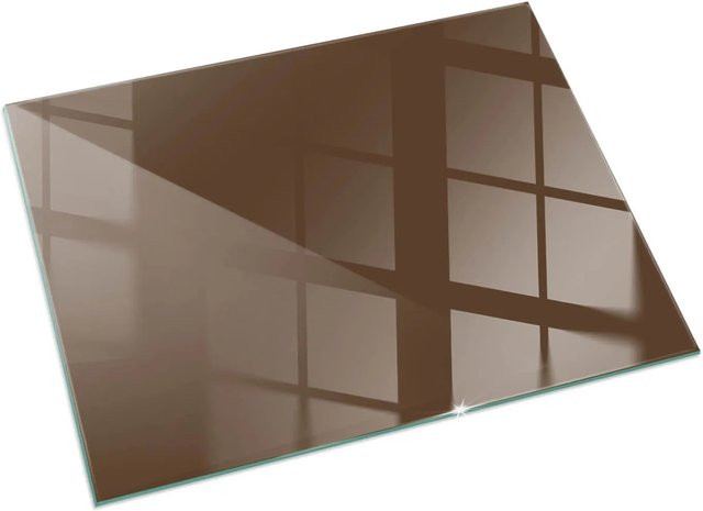 Tulup Glasplatte für Kaminöfen in Braun, B/H: 60 x 40 cm - Bild 1