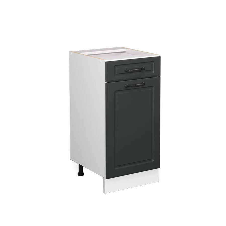 Vicco Küchenunterschrank R-Line Landhaus in Anthrazit und Weiß, Breite: 40 cm - Bild 2