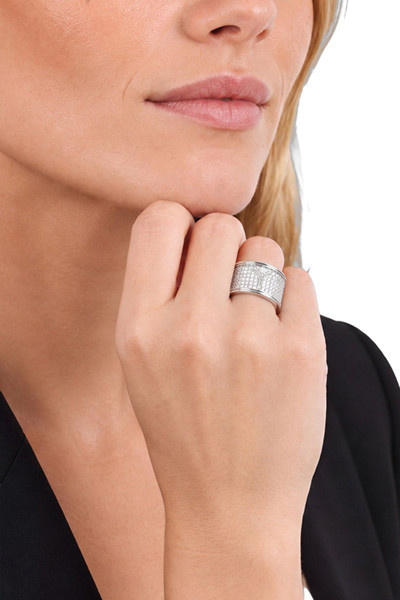 Joop! Ring mit Zirkonia, Silber, Unisex - Bild 2