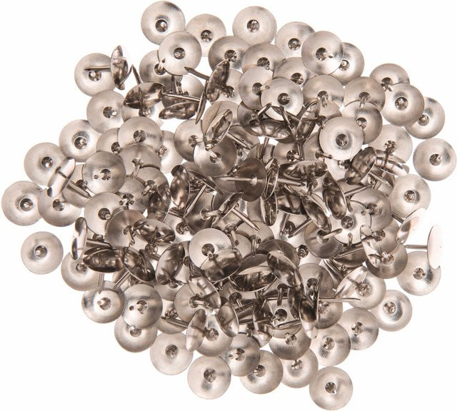 Rico Design Reißzwecken aus Metall in Silber, 150 Stück - Bild 1