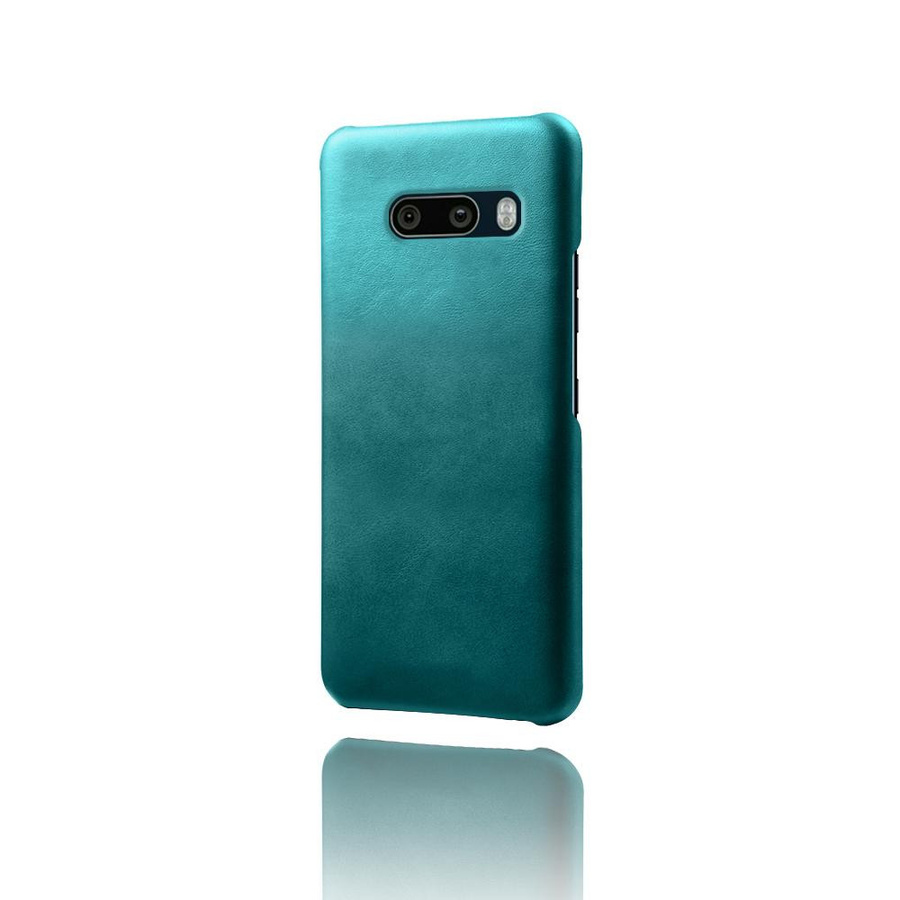 Schlanke Handyhülle aus veganem Leder für LG V50 V40 G8S G8 G7 V30S V60 ThinQ 5G Q60 in Türkis - Bild 2
