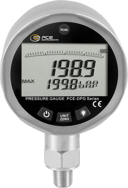 PCE Instruments digitales Druckmessgerät PCE-DPG 200 in Silber - Bild 1