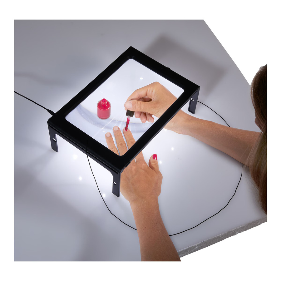 genialo Leselupe mit LED-Beleuchtung, Schwarz - Bild 2