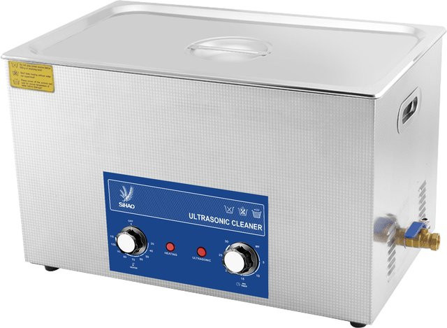 Sihao Ultraschallreiniger Multifunktions-Reinigungsmaschine aus Edelstahl in Blau und Silber, Volumen: 26,5 l - Bild 1