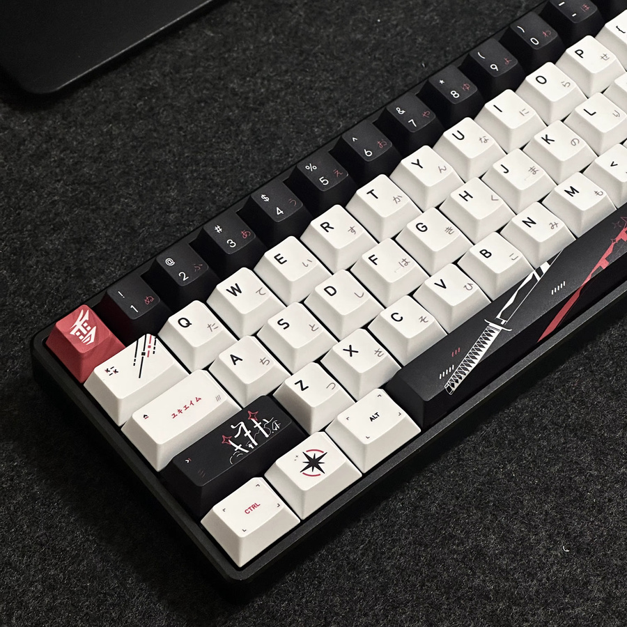 Venit Keys Yuki Aim Anime Tastenkappen aus PBT im Dye-Sub-Verfahren für mechanische Tastaturen wie Mad68 und 60% Layout - Bild 2