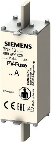 Siemens Photovoltaik-Sicherung 200A 3NE1225-5E Set aus 2 Stück in Weiß - Bild 1