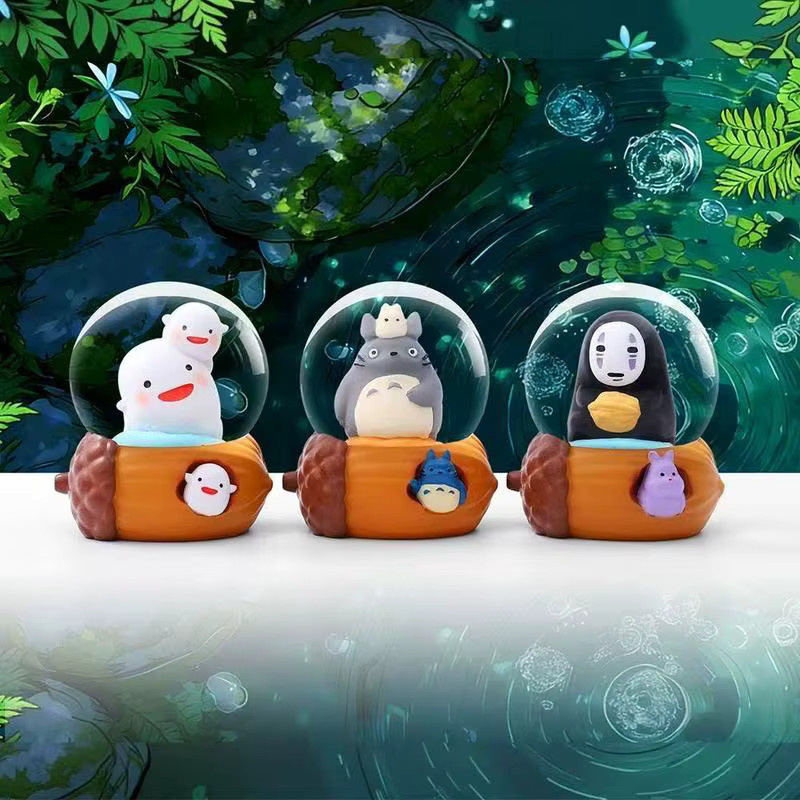 Bandai Hayao Miyazaki Traumsuche-Reise Kristallkugel Blindbox, Sammelfigur - Bild 4