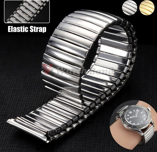 nxalp Uhrenarmband Edelstahl, Silber, Herren - Bild 1