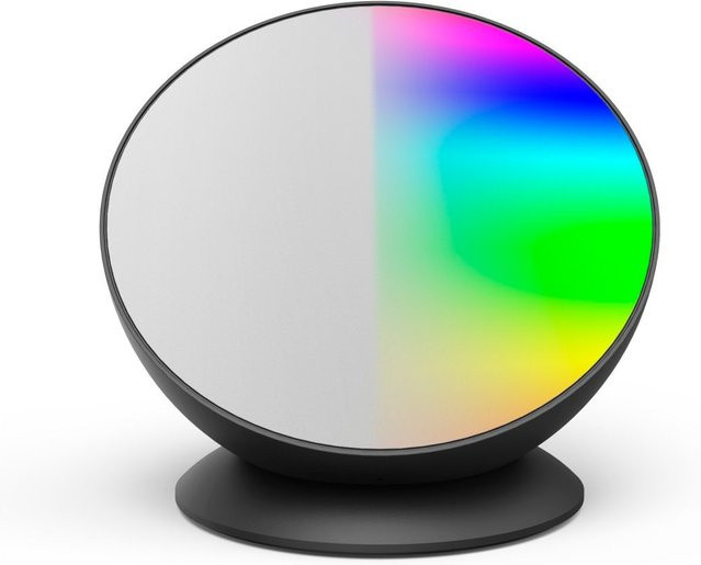 Hama Smarte RGBW LED-Tischleuchte in Schwarz mit WLAN und Sprachsteuerung für Amazon Alexa, Google Assistant und Apple Siri - Bild 1