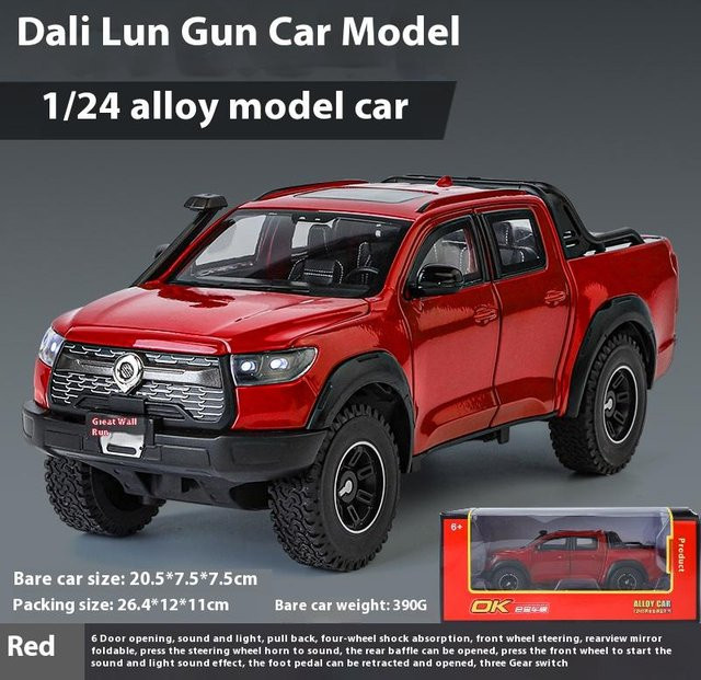 Great Wall Motor Gwm Cannon Poer Off Road Suv, Automodell, 1:24, mit Licht und Sound, ab 14 Jahren - Bild 1