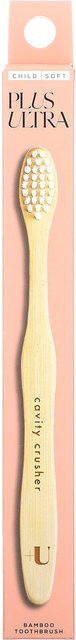 Plus Ultra Bambuszahnbürste, Kinder, weich, beige - Bild 1
