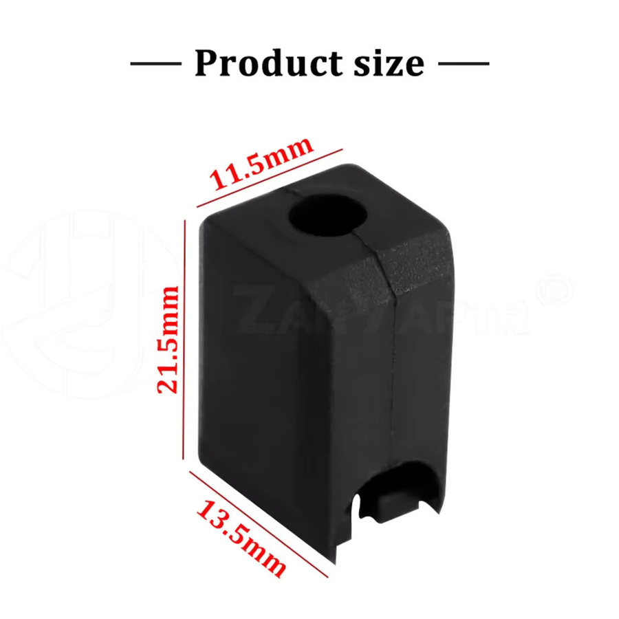 Bambu Lab Silikonsocken für Hotend und Extruder in Schwarz für X1, X1C, P1S und P1P - Bild 2
