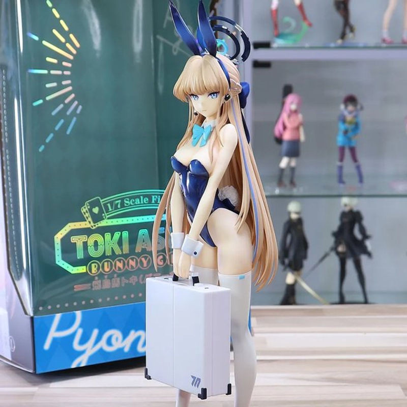 Blue Archive Asuma Toki Anime-Figur Bunny-Girl als Sammlerfigur aus Kunststoff in Blau - Bild 1
