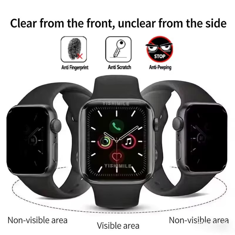 Xiaomi Hydrogelfolie Anti-Spy, Displayschutzfolie für Redmi Watch 5 Lite 5 Active, Redmi Watch 4 - Bild 3