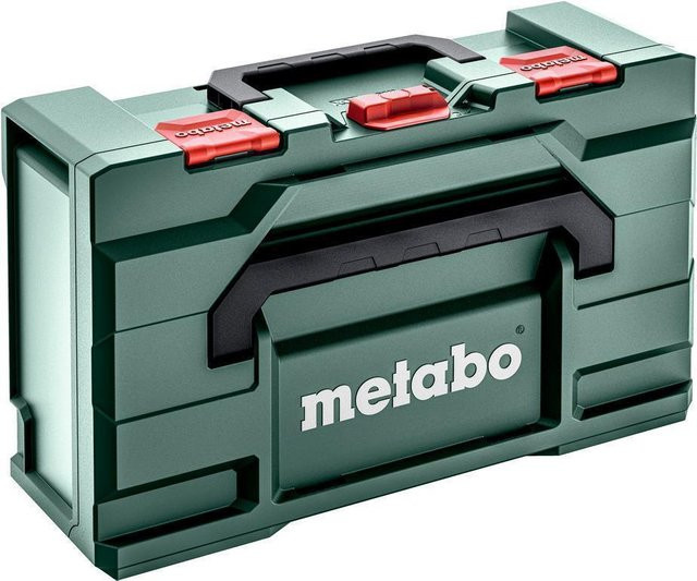 Metabo metaBOX 165L Maschinenkoffer aus Kunststoff in Grün/Rot, B: 29,6 cm, T: 49,6 cm, H: 16,5 cm - Bild 3