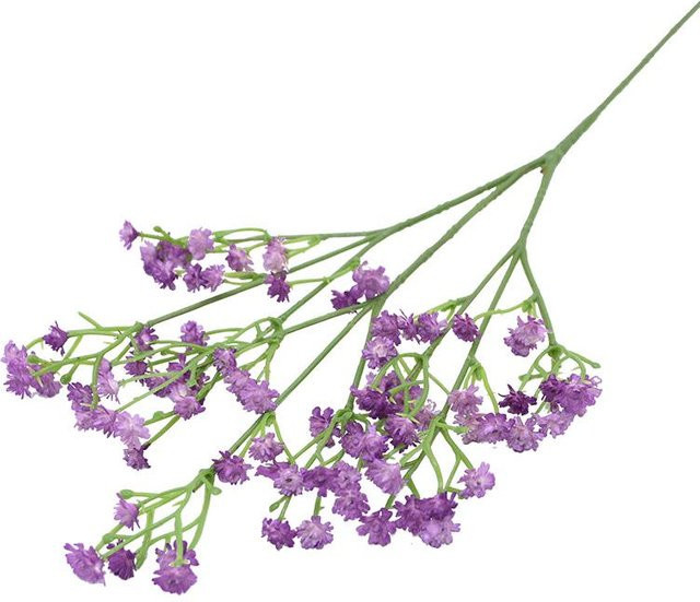 Houspace Kunstblumen Schleierkraut Gypsophila in Violett, 90 Köpfe, Höhe: 52 cm - Bild 1