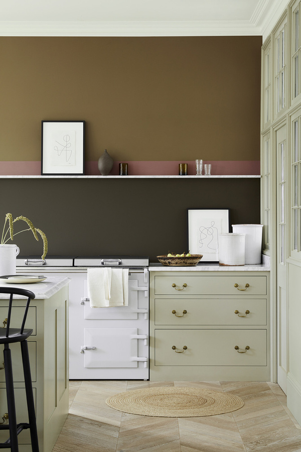 Little Greene Intelligent Matt Emulsion Elysian Ground 320 in Braun, 5 l - Bild 1