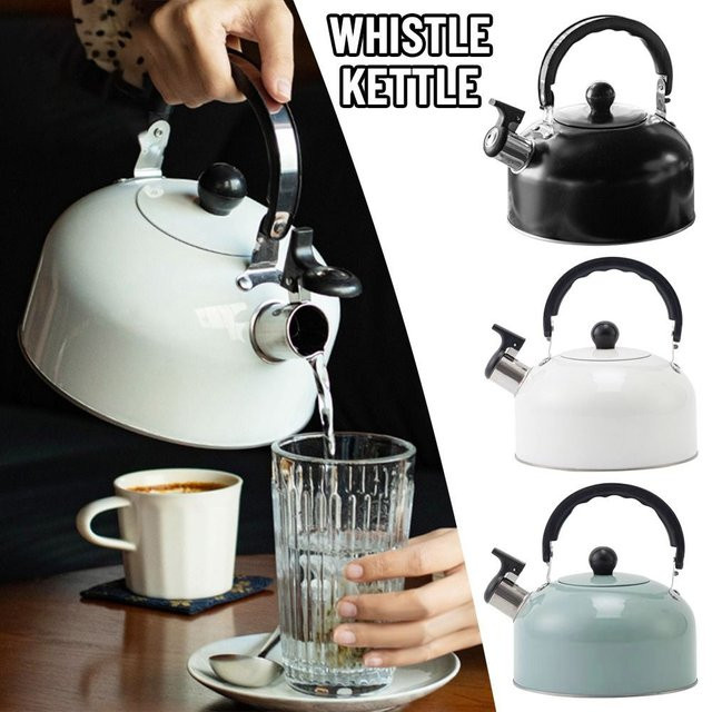 Wasserkocher mit Pfeife in Bronze, 3 l, für Gas und Induktion - Bild 1