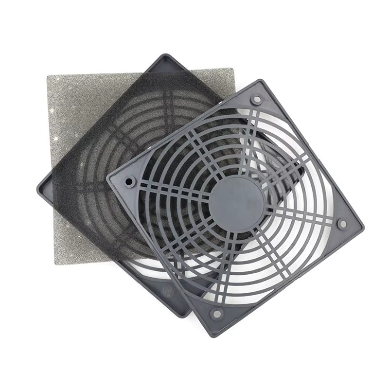 Staubdichte Kunststoff-Netzabdeckung für Axialventilatoren von ANCHAOPU in Schwarz - Bild 2