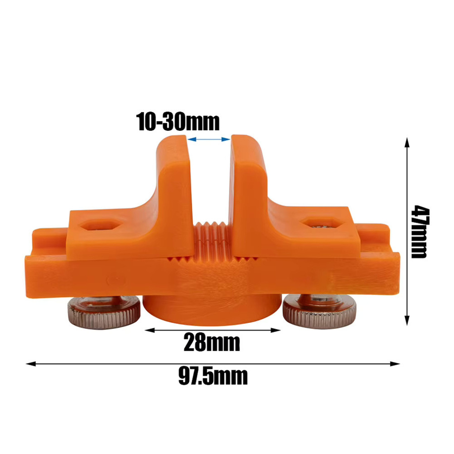 DAZZLEEX Verstellbares Werkzeug zum Auftragen von Kantenbandkleber für die Holzbearbeitung, Farbe: Orange, Breite: 10–50 mm - Bild 2