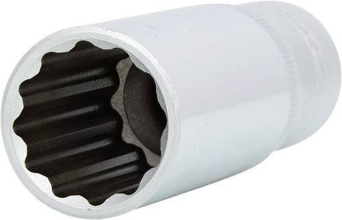 KS Tools 1/2 Zoll 12-kant Stecknuss lang, 19 mm, silber - Bild 1
