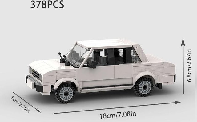 MOCVAZ 2105 Technische limitierte Auflage Rennwagen, Bausteine, ab 6 Jahre - Bild 1