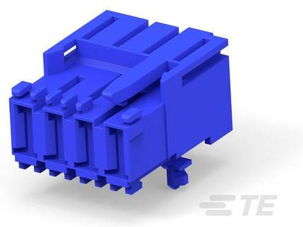 TE Connectivity Steckverbinder 2-2178661-4 Blau - Bild 1
