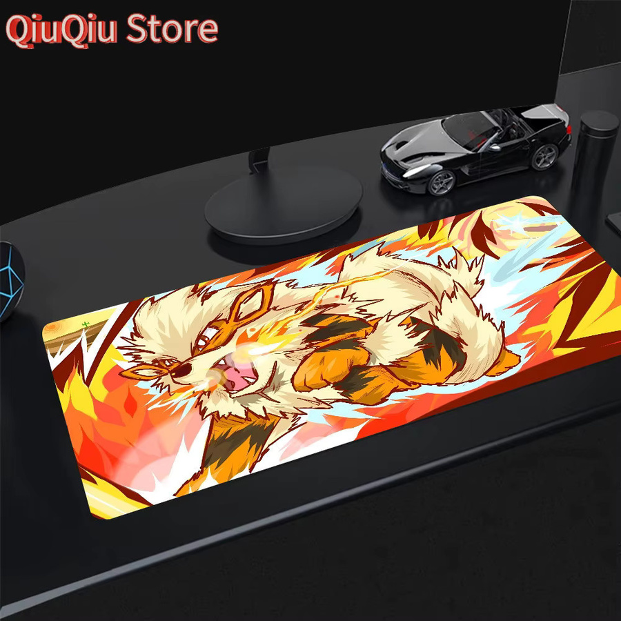 Potdemiel Anime P-Pokémon Gaming-Mauspad in Multicolour als große Schreibtischunterlage - Bild 3