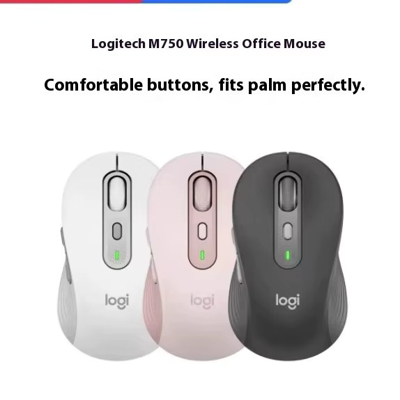 Logitech kabellose Bluetooth-Maus in Pink für Bürogebrauch und Laptops - Bild 2