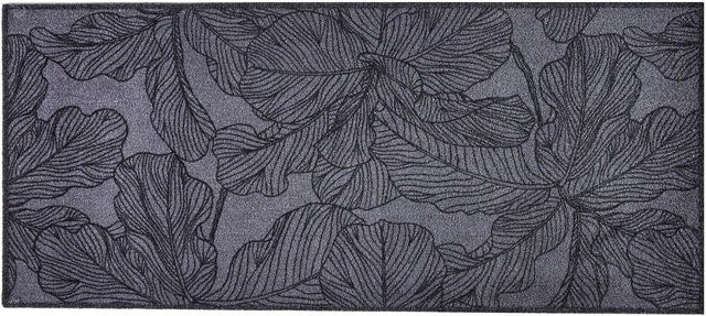 MD Entree Universal Teppich floral anthrazit B: 67 cm, T: 150 cm - Bild 1