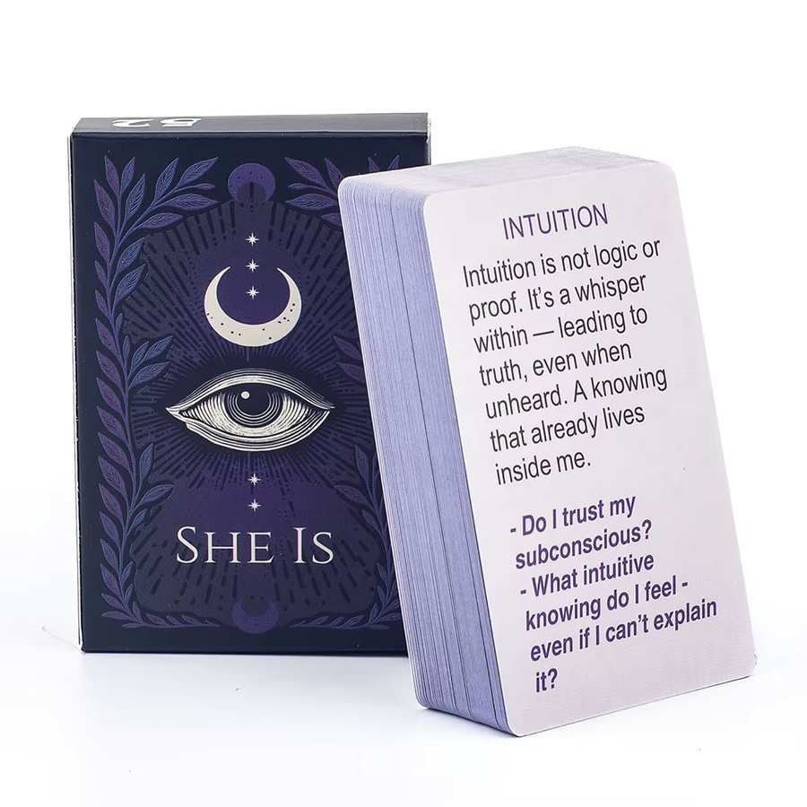 SHE IS Mindfulness Deck Inner Dialogue & Self-Reflection Cards, Familienspiel - Bild 3